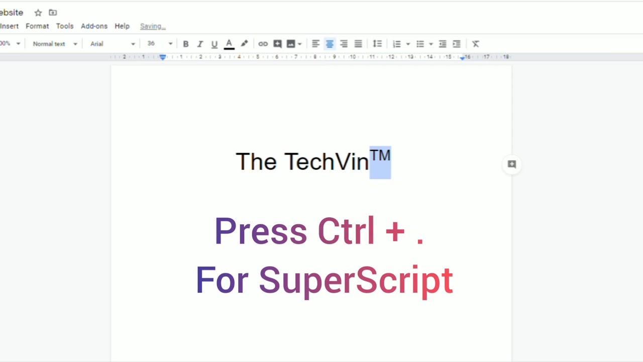 how-to-write-superscript-in-google