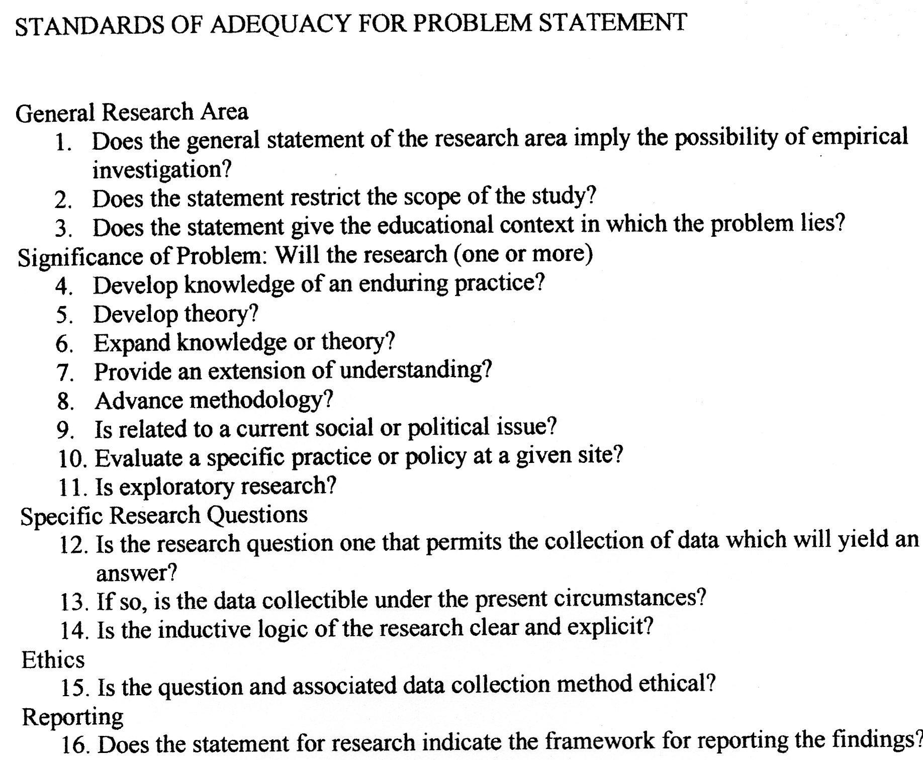 How To Write A Problem Statement In Qualitative